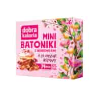 DOBRA KALORIA Mini batoniki a`la pączek różany 102g