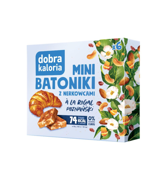 DOBRA KALORIA Mini batoniki a`la rogal poznański 102g