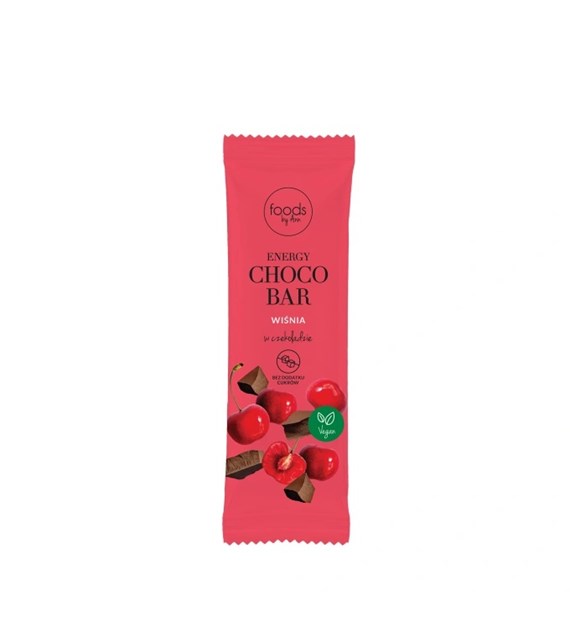 LEVANN Choco Energy Bar Wiśnia w czekoladzie 35g