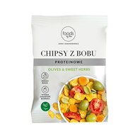 LEVANN Chipsy z bobu oliwa & zioła b/c 60g