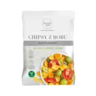 LEVANN Chipsy z bobu oliwa & zioła b/c 60g