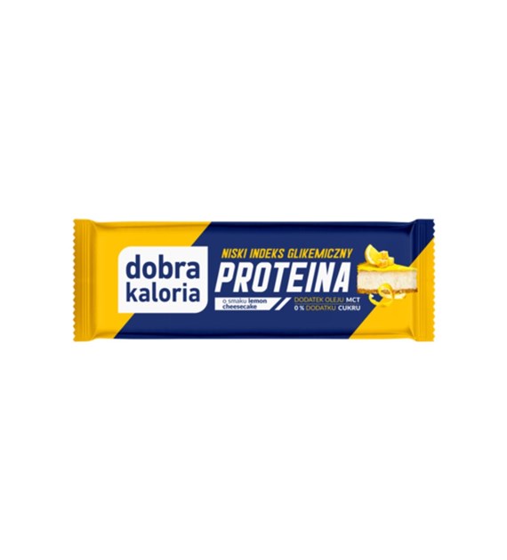 DOBRA KALORIA Baton proteinowy z MCT lemon cheesecake b/c 35g