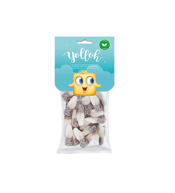 YOLLOH Żelki Cola butelki vegan 120g