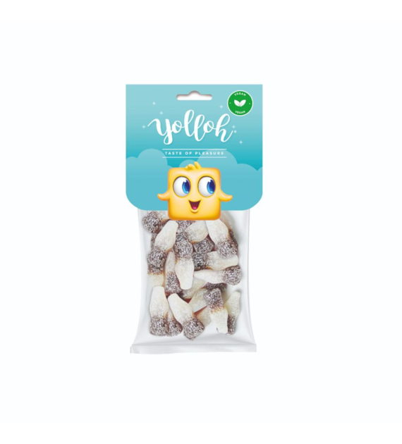 YOLLOH Żelki Cola butelki vegan 120g