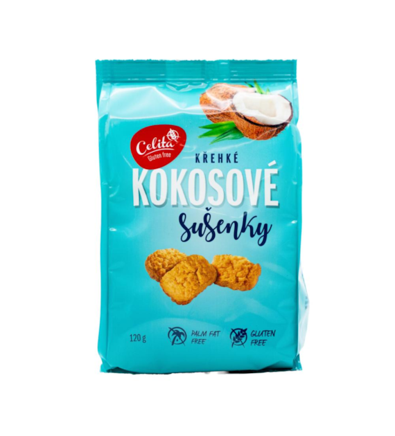 CELITA Herbatniki kokosowe 120g