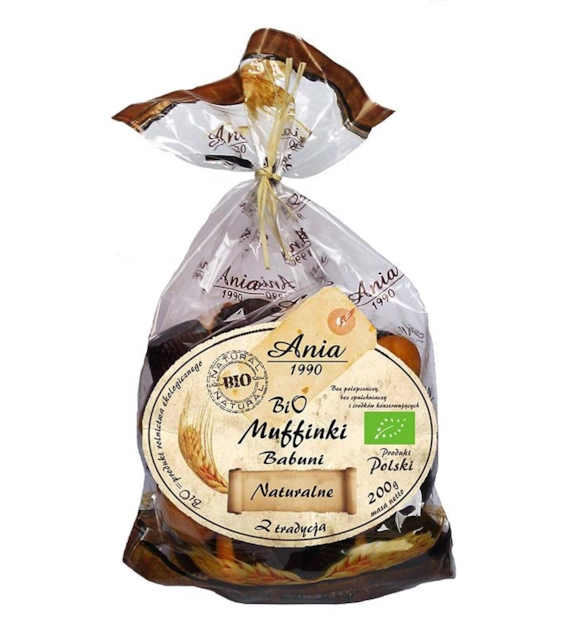 ANIA Muffinki Babuni naturalne 200g BIO