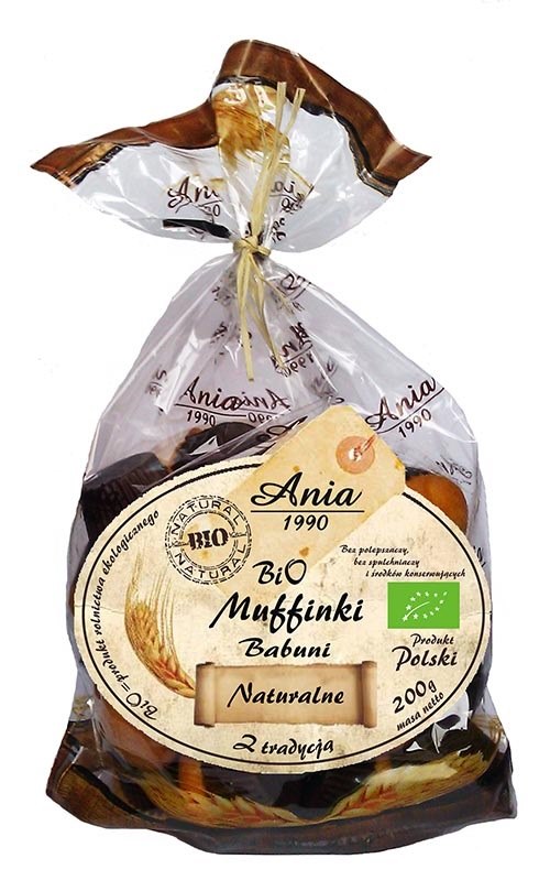 ANIA Muffinki Babuni naturalne 200g BIO