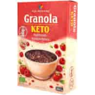 PIĘĆ PRZEMIAN Granola KETO malinowo-truskawkowa bezglutenowa BIO 250g