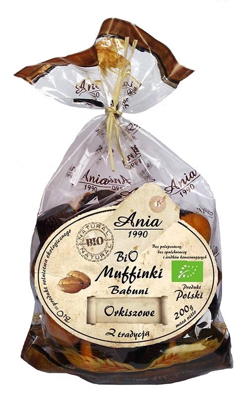 ANIA Muffinki Babuni orkiszowe 200g BIO