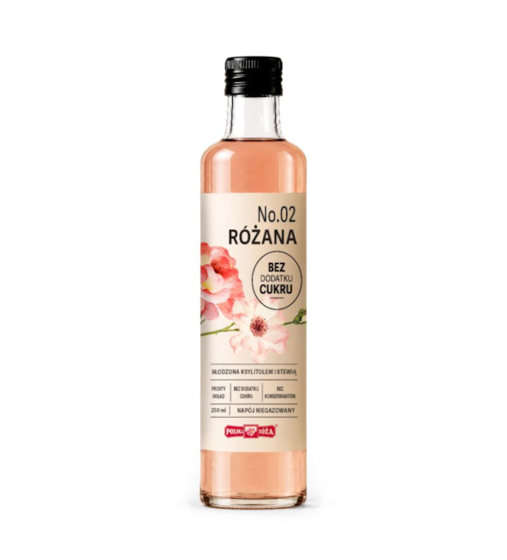 POLSKA RÓŻA Napój No. 2 Różana bez dodatku cukru 250ml