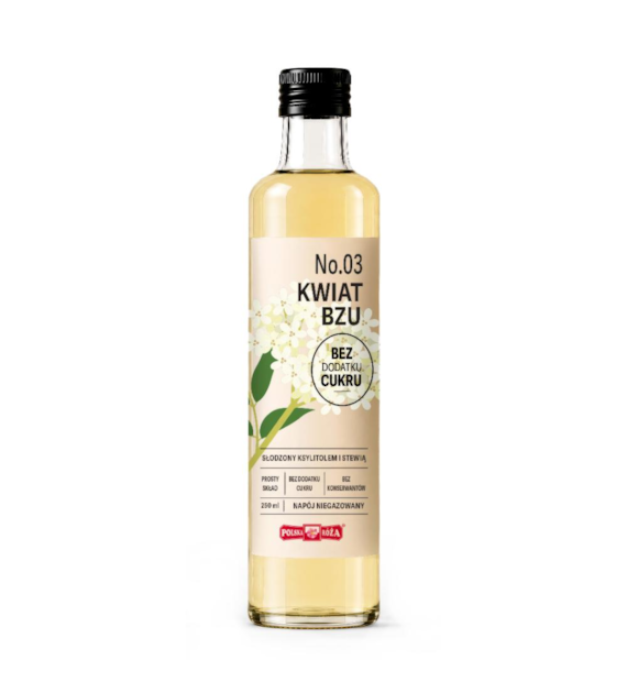POLSKA RÓŻA Napój No. 3 Kwiat bzu bez dodatku cukru 250ml