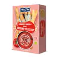 HELCOM SNACK Zestaw Snacks&Spread Grissini i Pasta słonecznikowa z pomidorami i curry 135 g