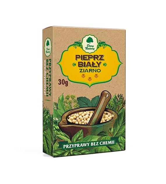 DARY NATURY Pieprz biały ziarnisty 30g