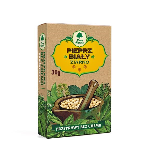 DARY NATURY Pieprz biały ziarnisty 30g