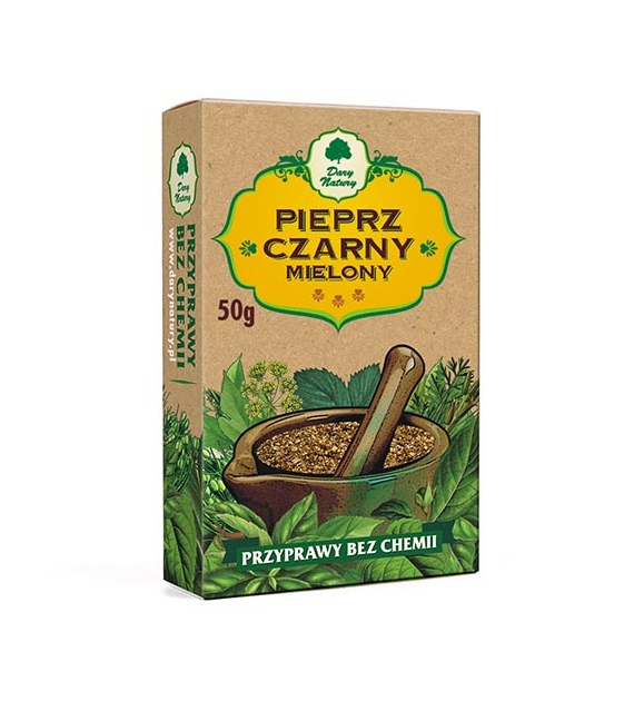 DARY NATURY Pieprz czarny mielony 50g