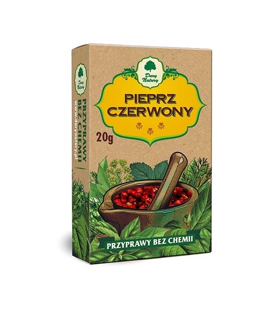 DARY NATURY Pieprz czerwony ziarnisty 20g