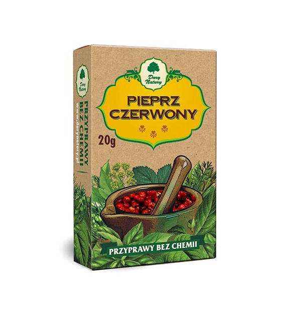 DARY NATURY Pieprz czerwony ziarnisty 20g