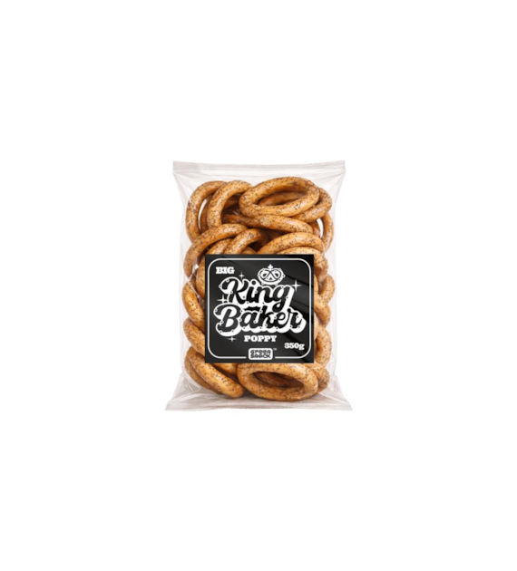 KING BAKER Precle z makiem 350g