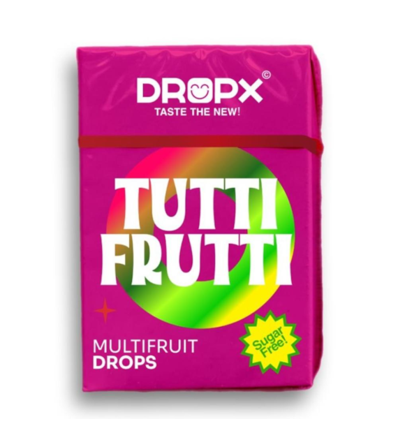 DROPX Pastylki bezcukrowe o smaku TUTTI FRUTTI b/c 20g