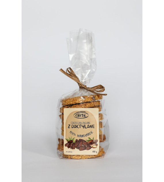 OATBE Ciasteczka jaglane z pistacjami 60g