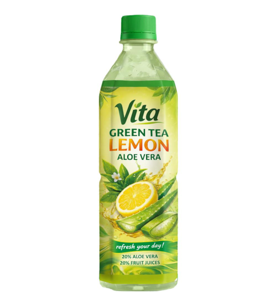 VITA ALOE Napój herbaciany z aloesem o smaku brzoskwiniowym 500 ml