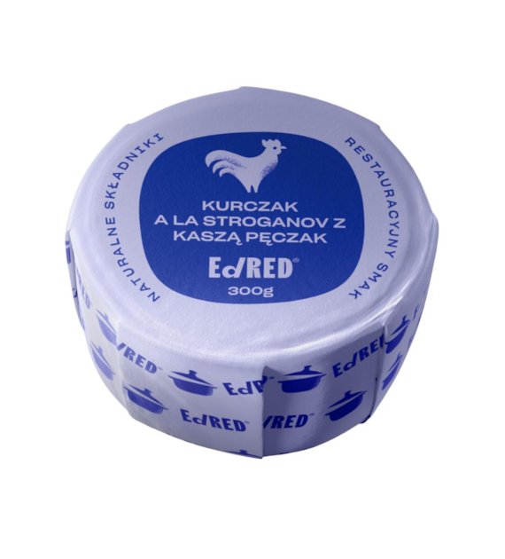 ED RED ALL IN ONE Kurczak a la stroganov z kaszą pęczak 300g