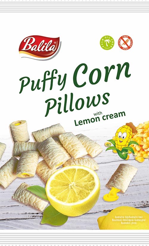 BALILLA Poduszki kukurydziane z krem. cytrynow.70g